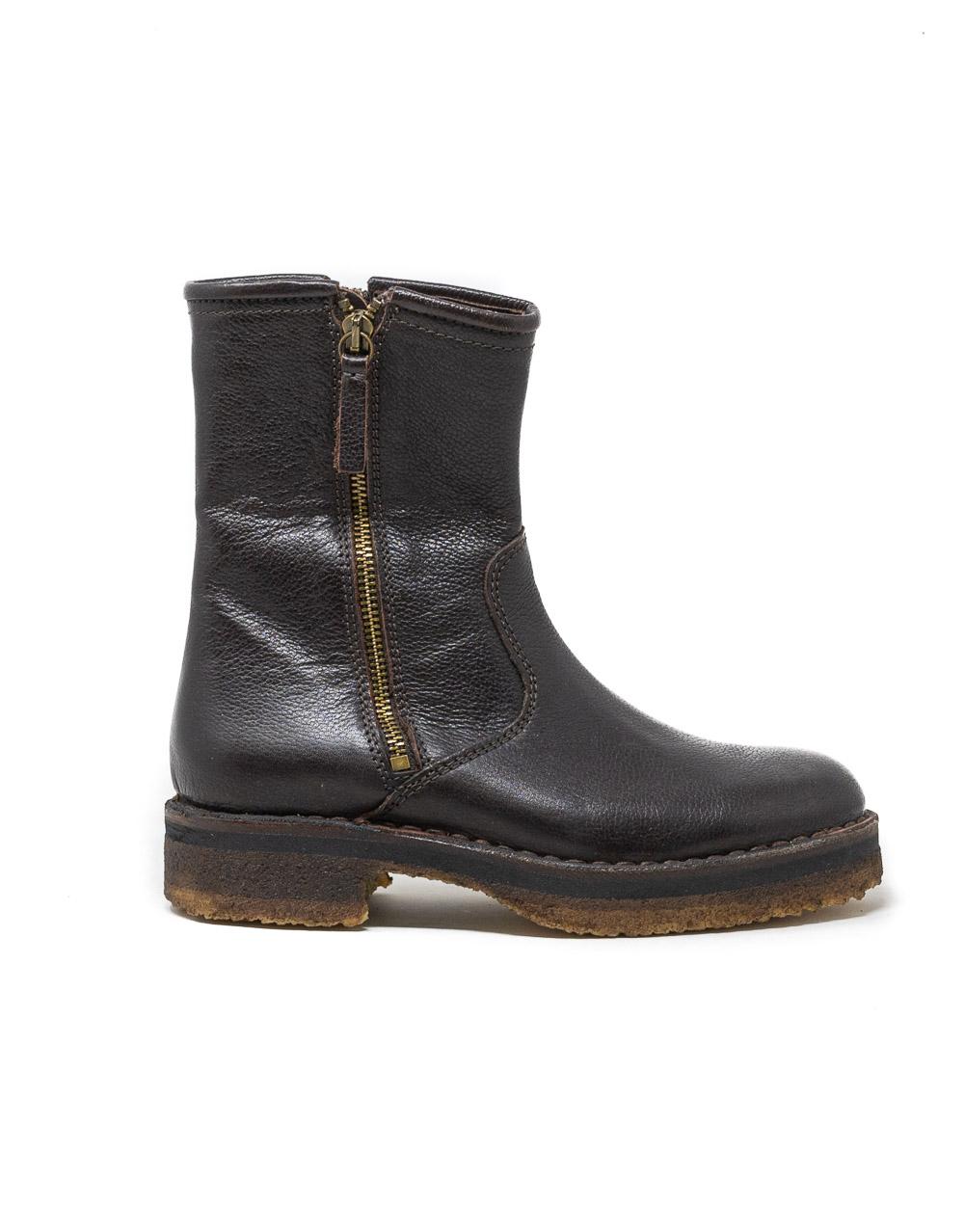 Wally Walker Astorflex – stivaletto donna doppia zip in pelle Zipflex ebano Italia