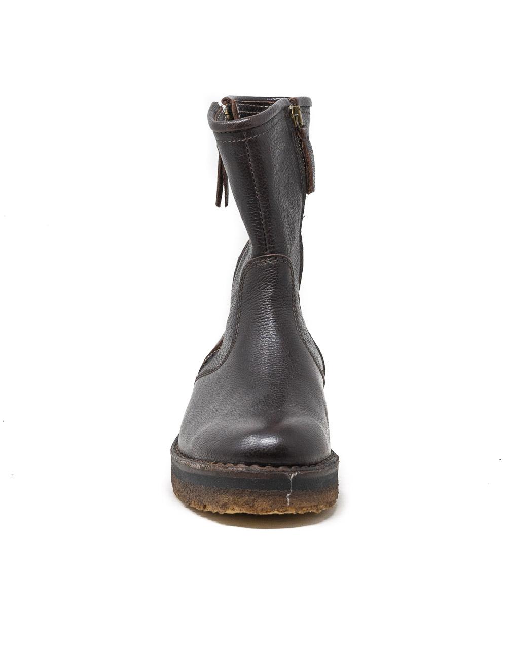 Wally Walker Astorflex – stivaletto donna doppia zip in pelle Zipflex ebano Italia