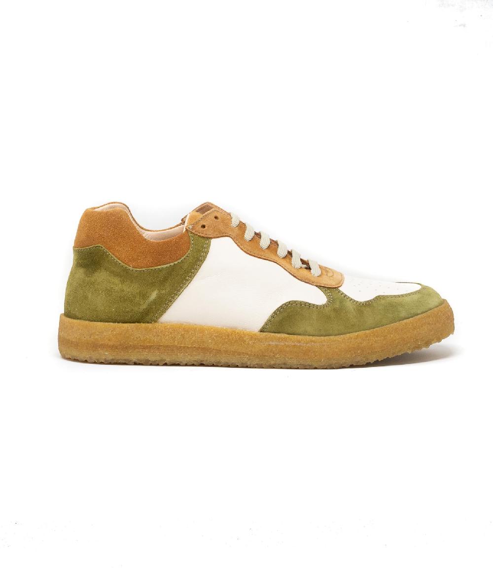 Wally Walker Astorflex – sneaker uomo in pelle e camoscio Tenniflex Assenzio Outlet
