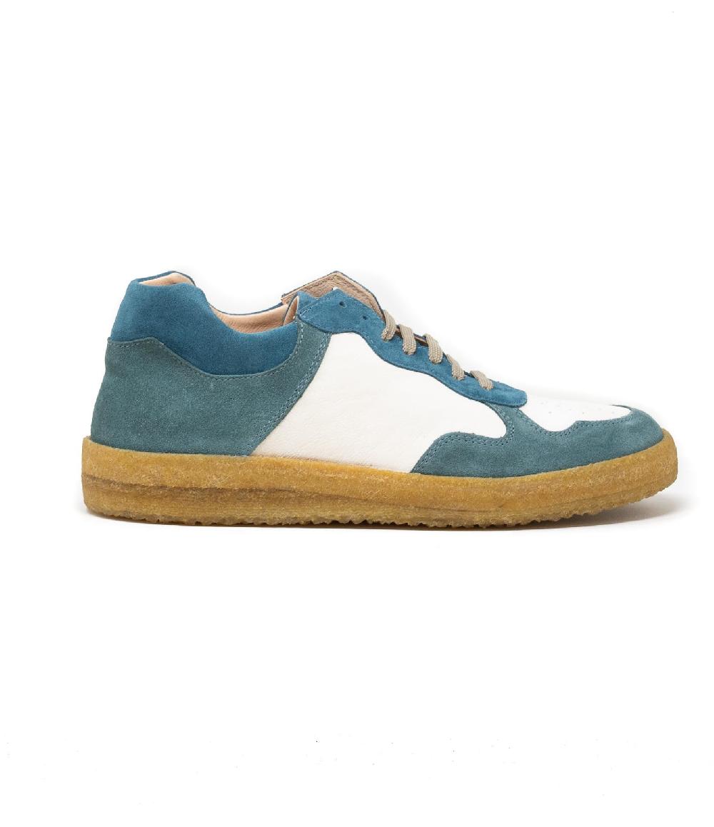 Wally Walker Astorflex – sneaker uomo in pelle e camoscio Tenniflex Rolio In Vendita