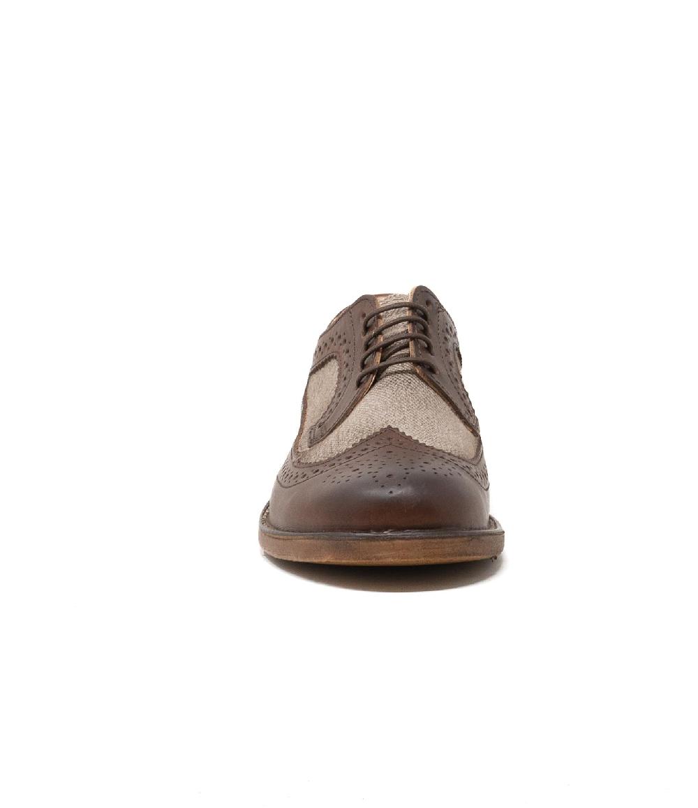 Wally Walker Astorflex – derby in pelle e tessuto Rondiflex sabbia b976 Saldi Di Fabbrica