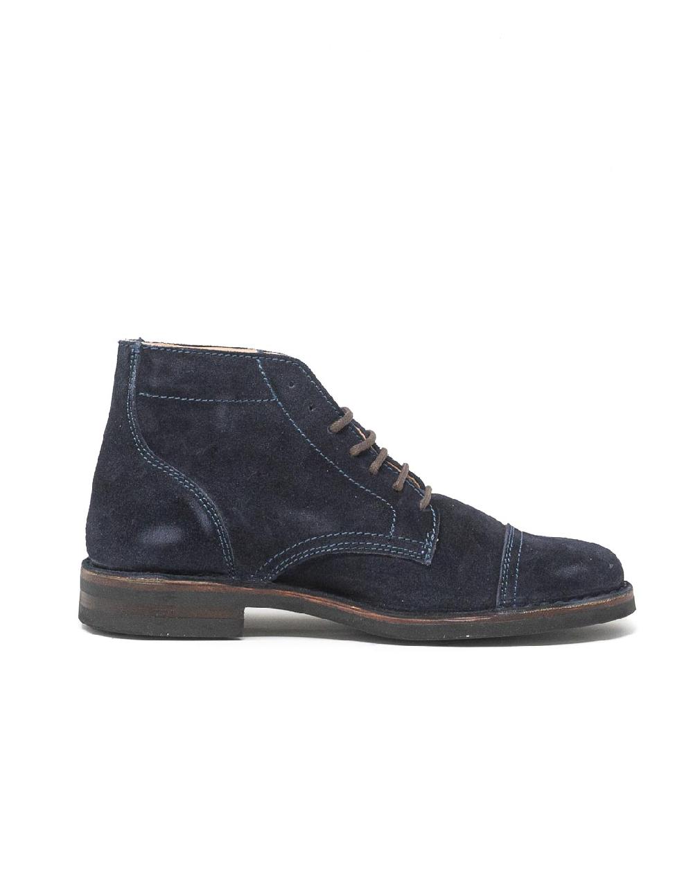 Wally Walker Astorflex – stivale mid uomo scamosciato Aldflex blu Moda