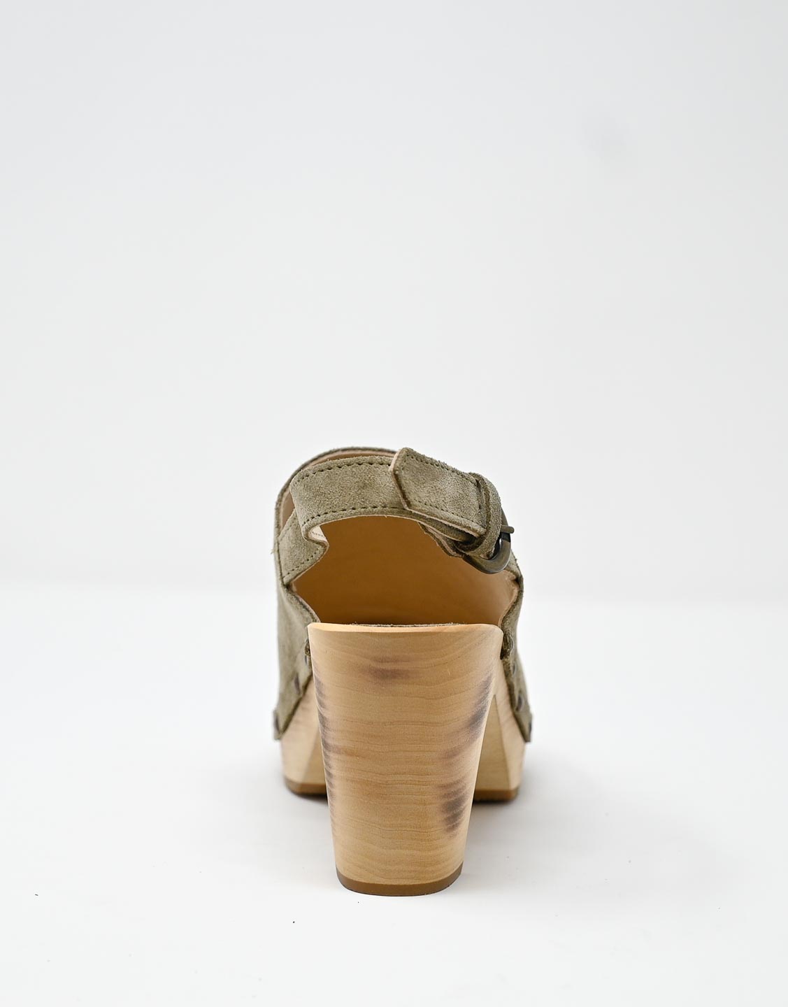 Wally Walker zoccolo in pelle scamosciata stone Olandflex by astorflex Online
