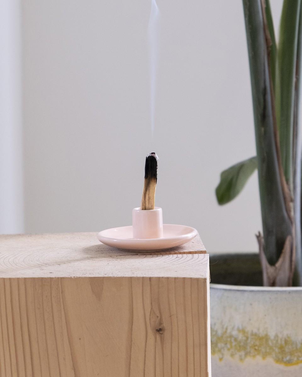 Wood'd PALO SANTO PLATE PINK Nuovo