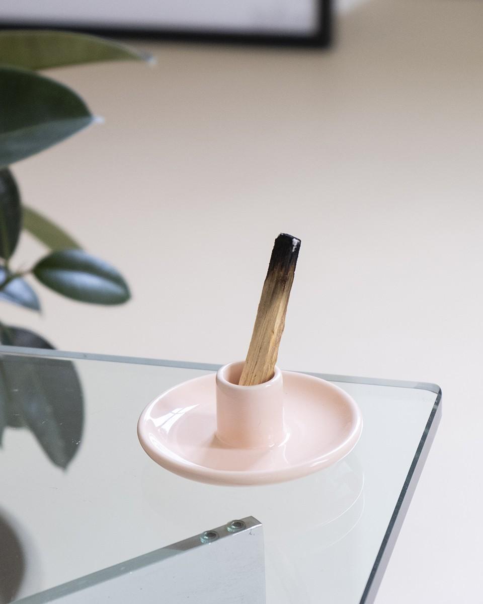 Wood'd PALO SANTO PLATE PINK Nuovo