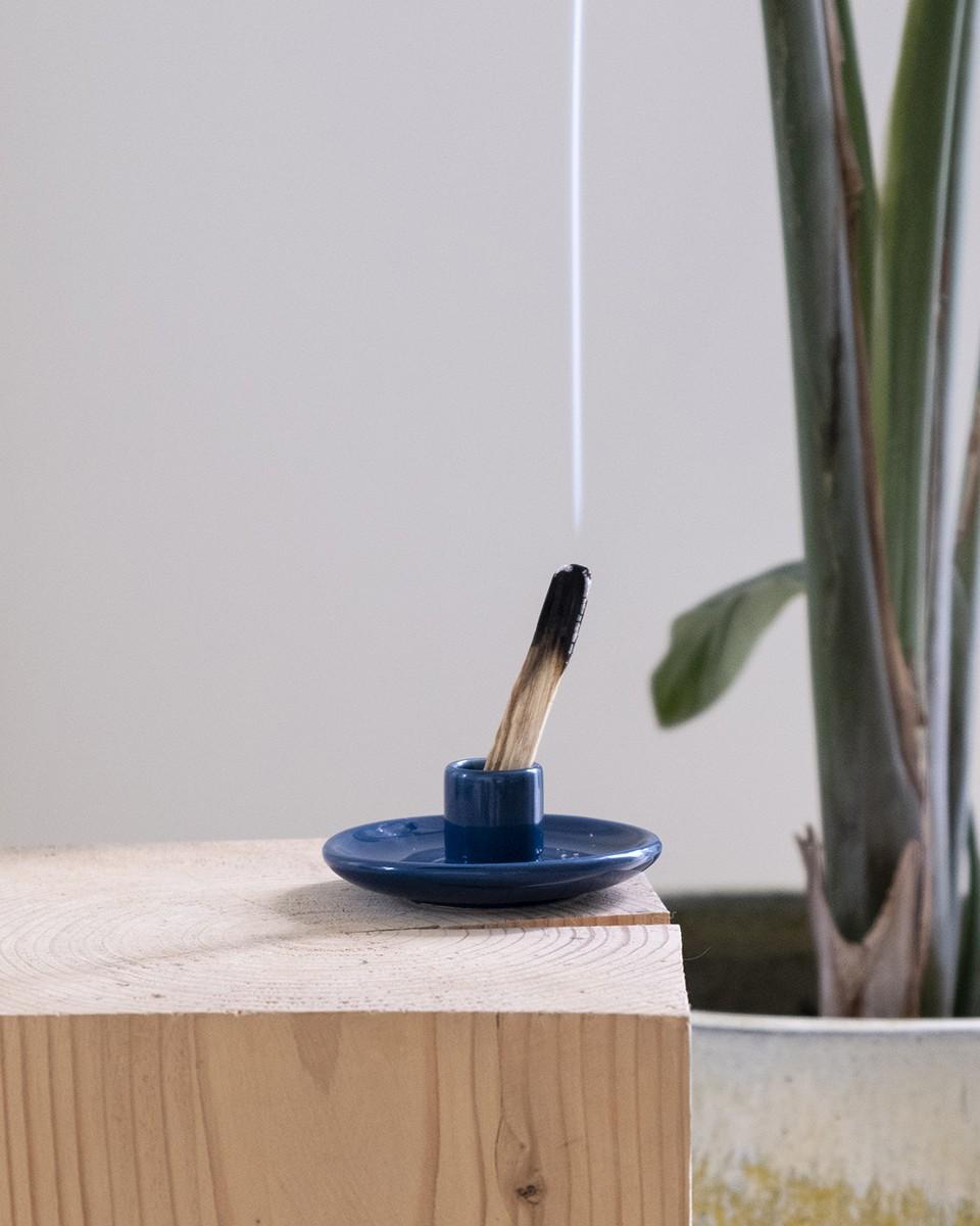 Wood'd PALO SANTO PLATE BLUE Vendita