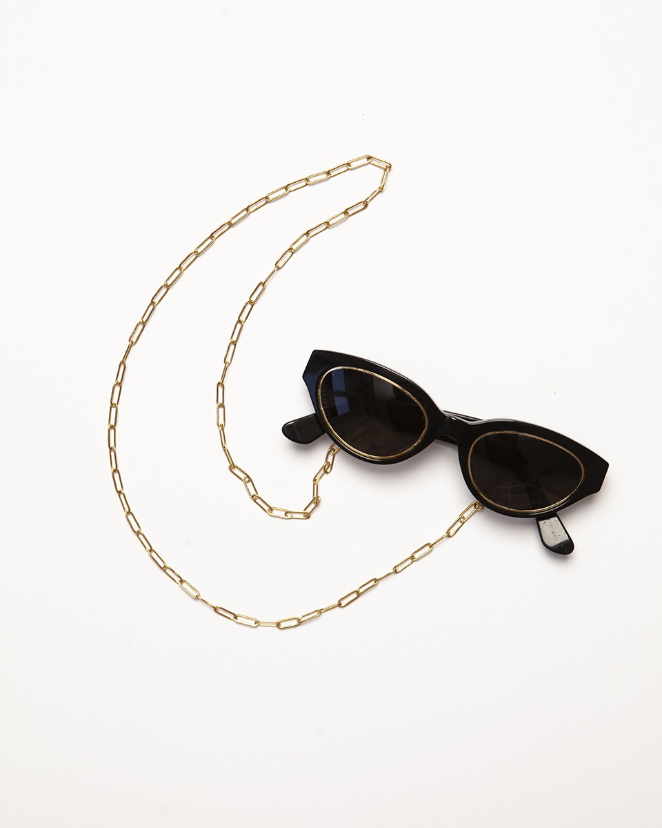 Wood'd Eyeglasses Lace Wide Golden Negozi Online