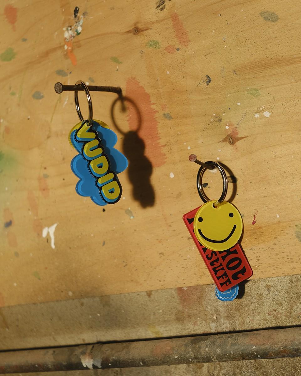 Wood'd Crazy Smile Keychain Novità