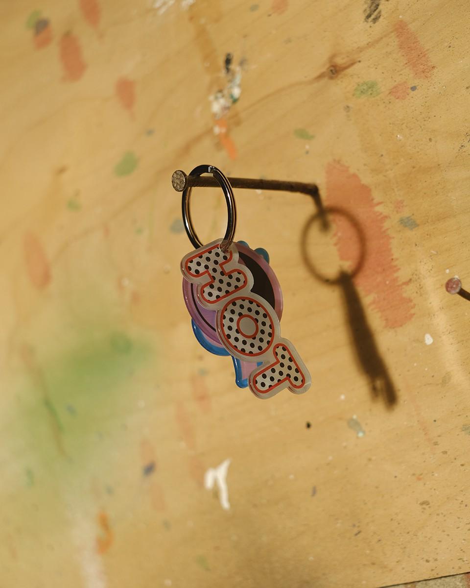 Wood'd Ok Hot Keychain Presa