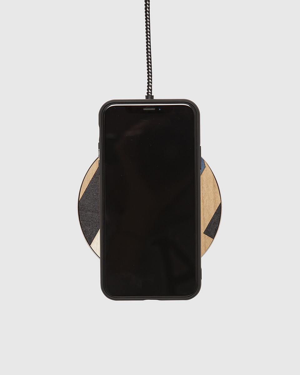 Wood'd Riga Blu Charger Offerte