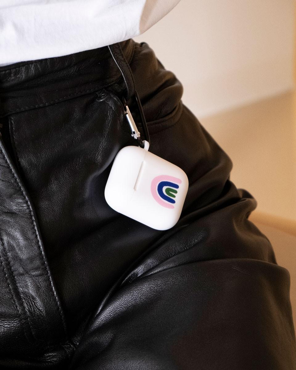 Wood'd AirPods Case Rainbow White Hotsell