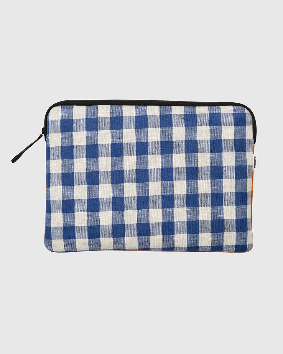 Wood'd Patch Blue Macbook Case Saldi Di Fabbrica