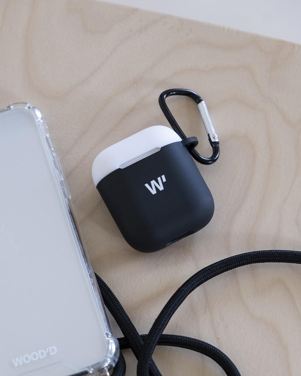 Wood'd AirPods Case Block Black Italia