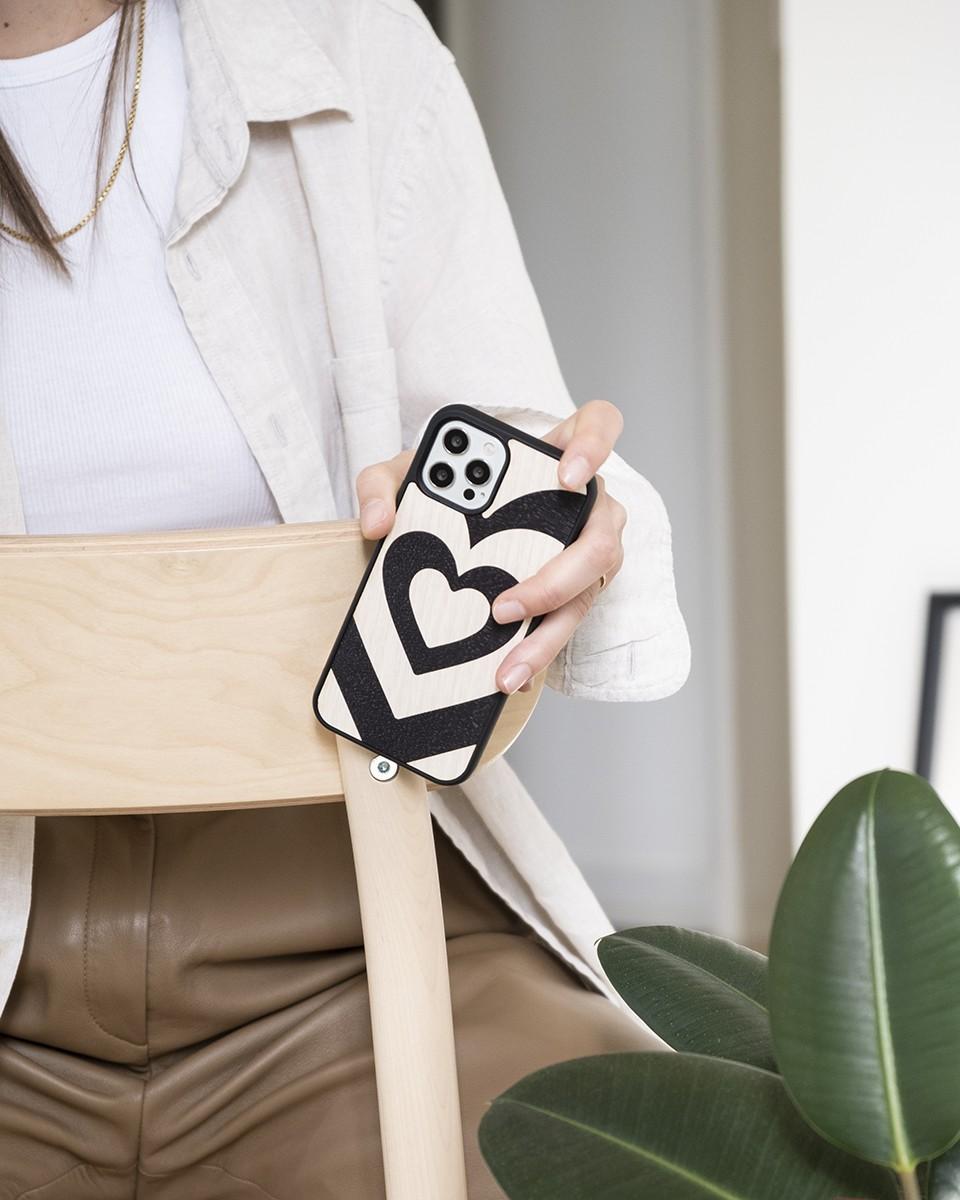 Wood'd Cuore Matto Nero Cover Italia