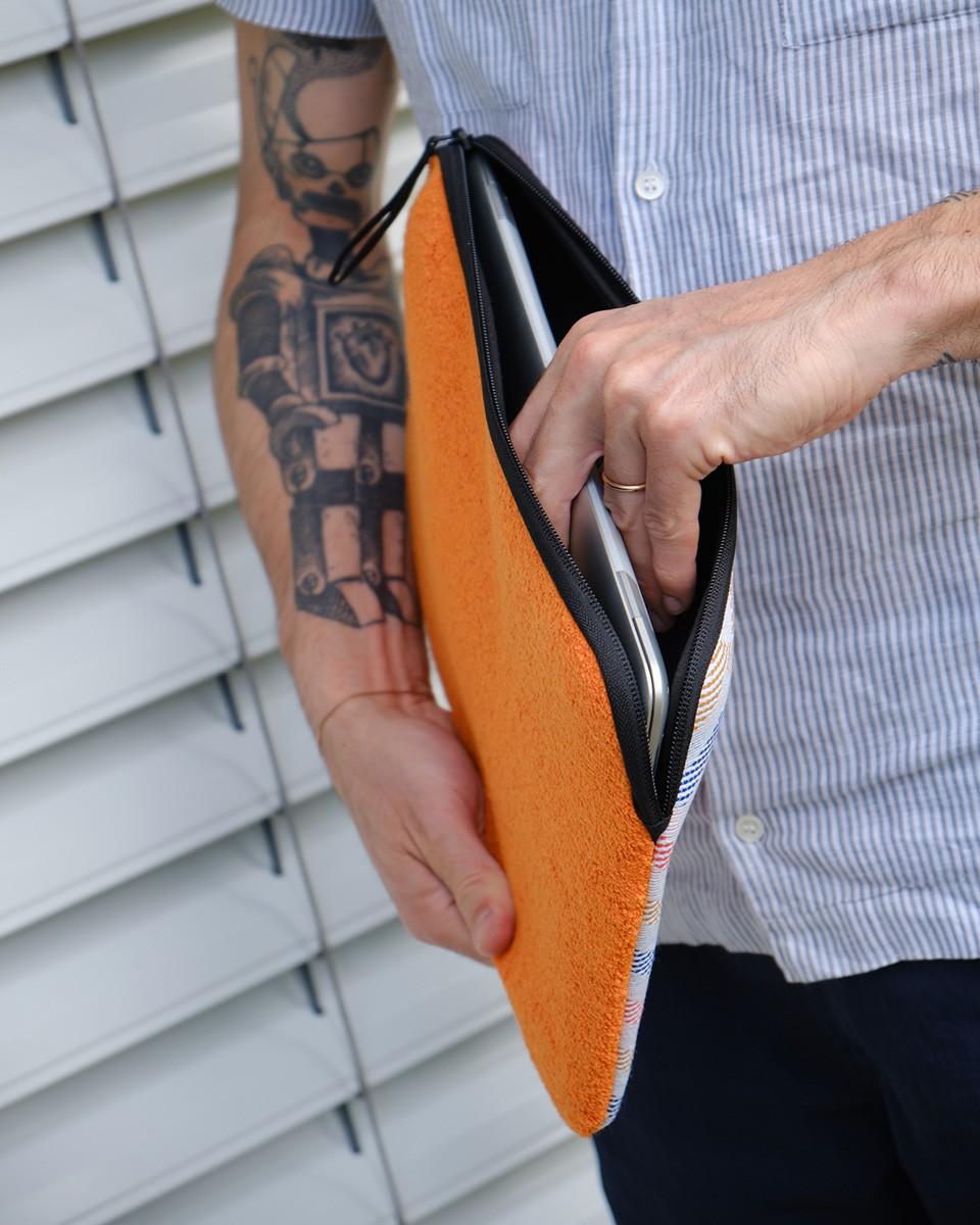 Wood'd Patch Orange Macbook Case I Più Venduti