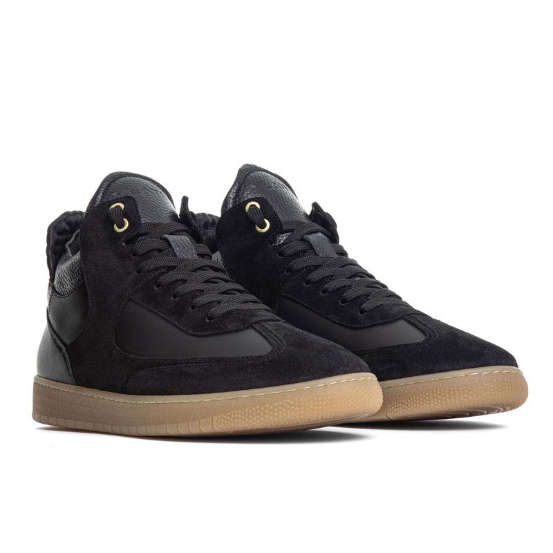 Ylati VENERE HIGH BLACK TEXTURE by Ylati Footwear Qualità Garantita