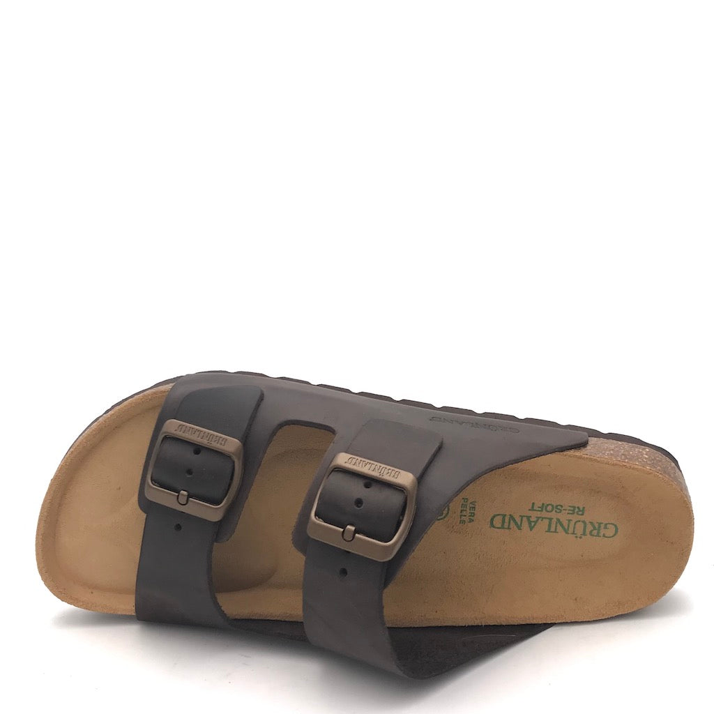 Zulian Calzature Ciabatta Bobo mogano In Linea