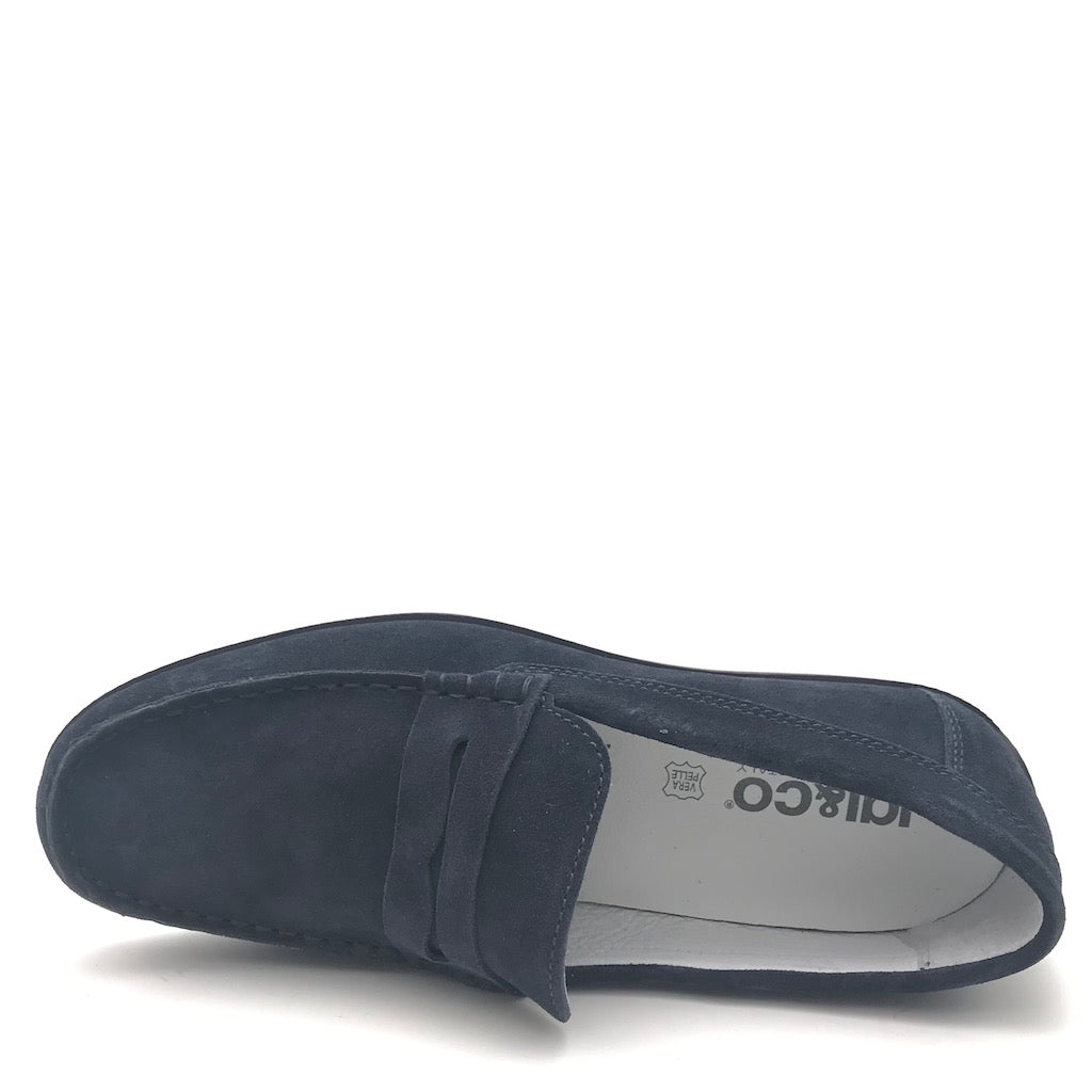 Zulian Calzature Mocassino Luke blu Spedizione Gratuita