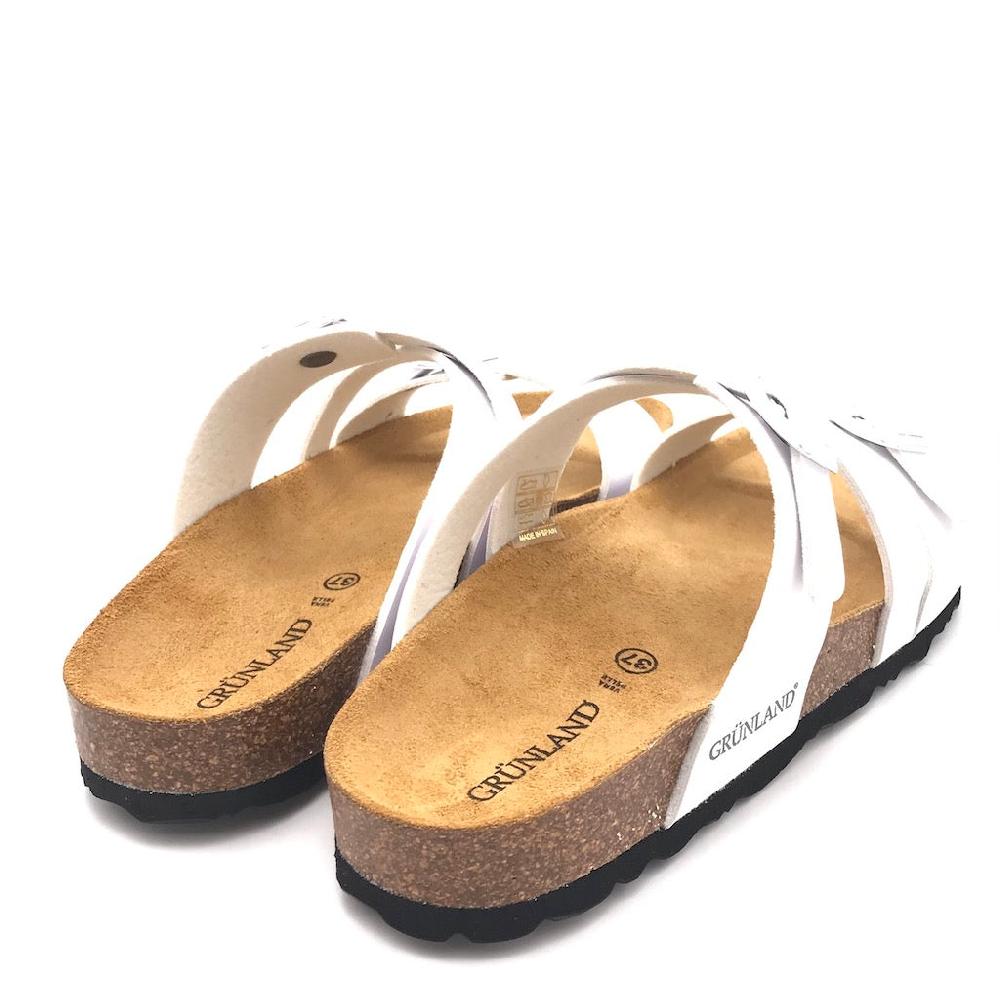 Zulian Calzature Ciabatta Sara fascia incrociata bianca Promozione Limitata