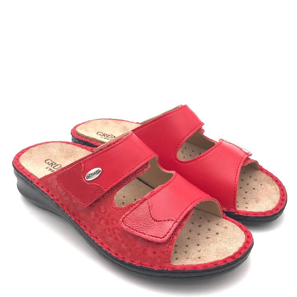 Zulian Calzature Ciabatta Dami rossa Shopping Online