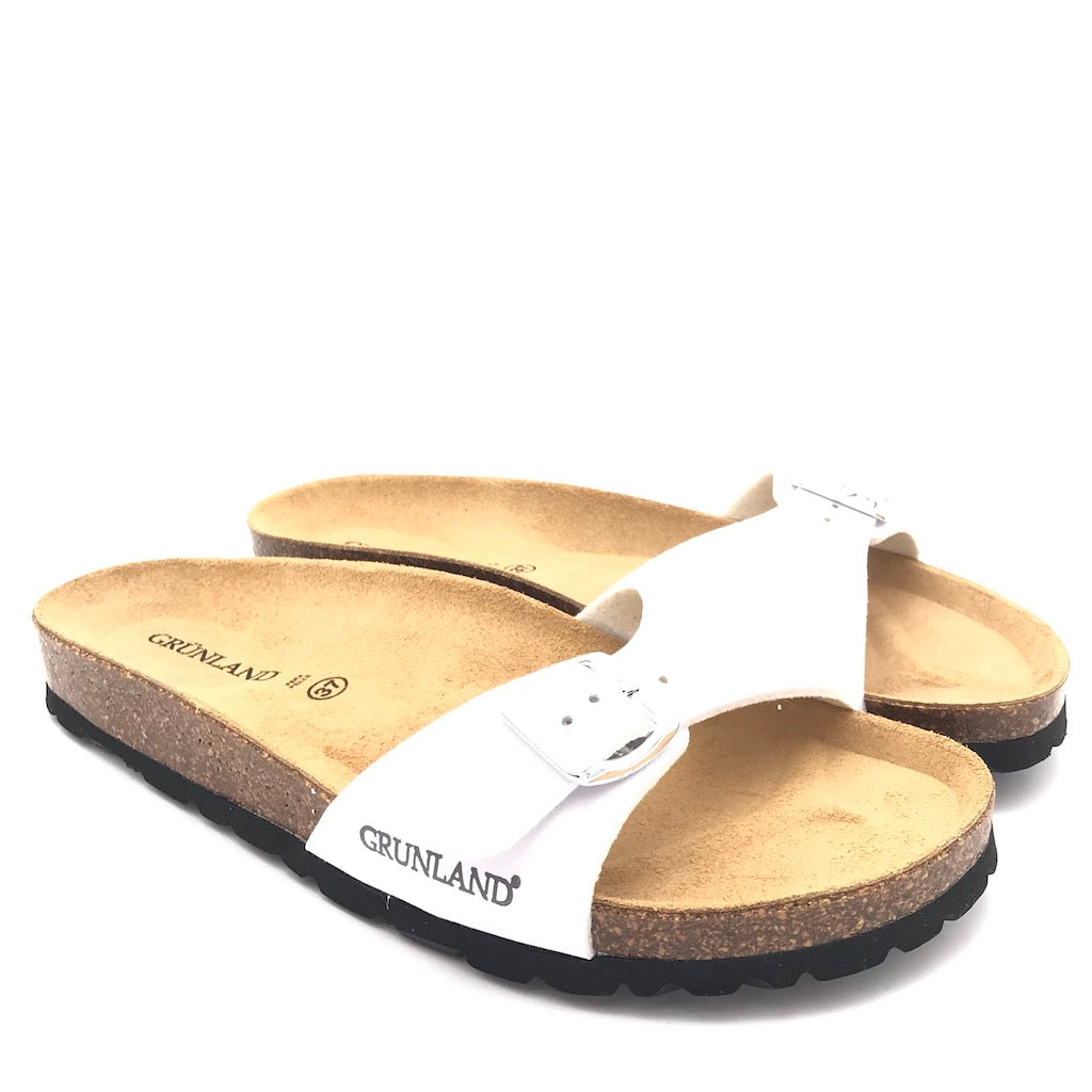 Zulian Calzature Ciabatta Sara fascia bianca Sottocosto