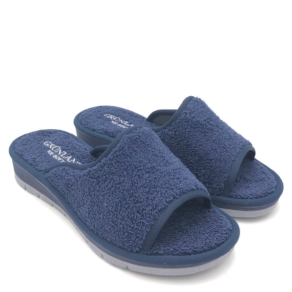 Zulian Calzature Ciabatta Dola spugna blu Sconto