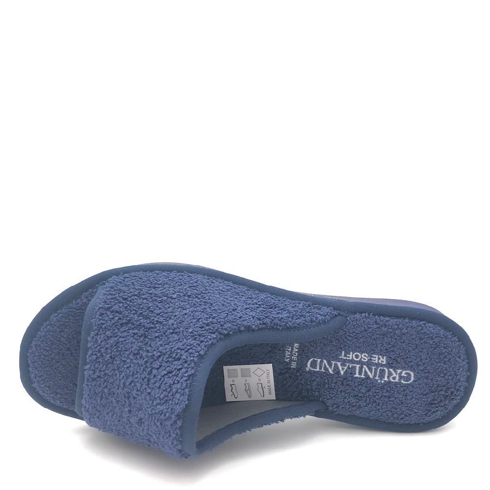 Zulian Calzature Ciabatta Dola spugna blu Sconto