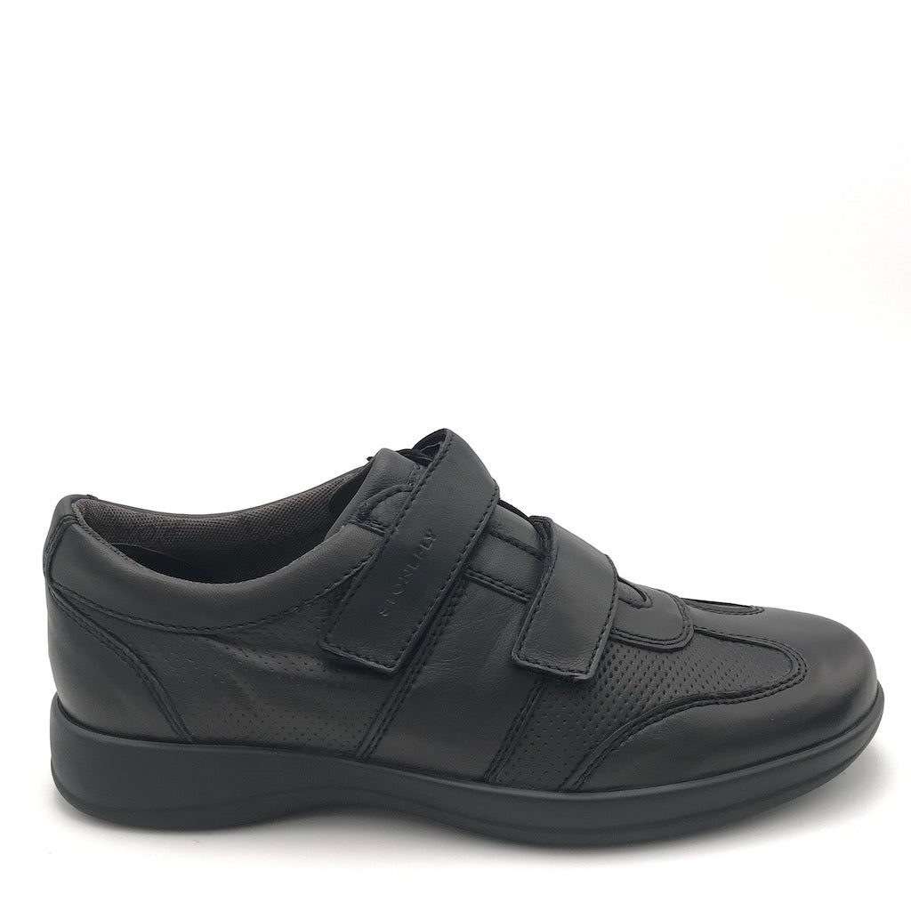 Zulian Calzature Scarpa strappo Season in nappa nera 2025