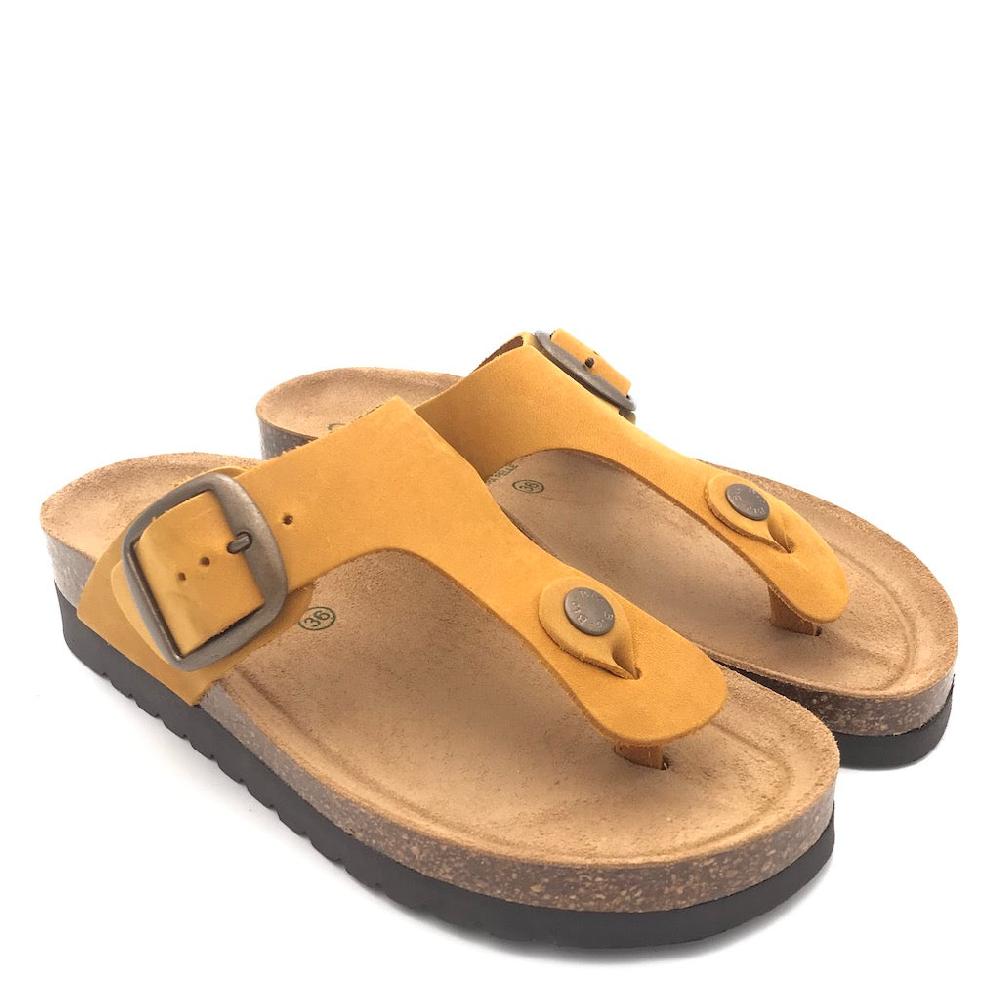Zulian Calzature Ciabatta Hola infradito ocra Promozione Limitata