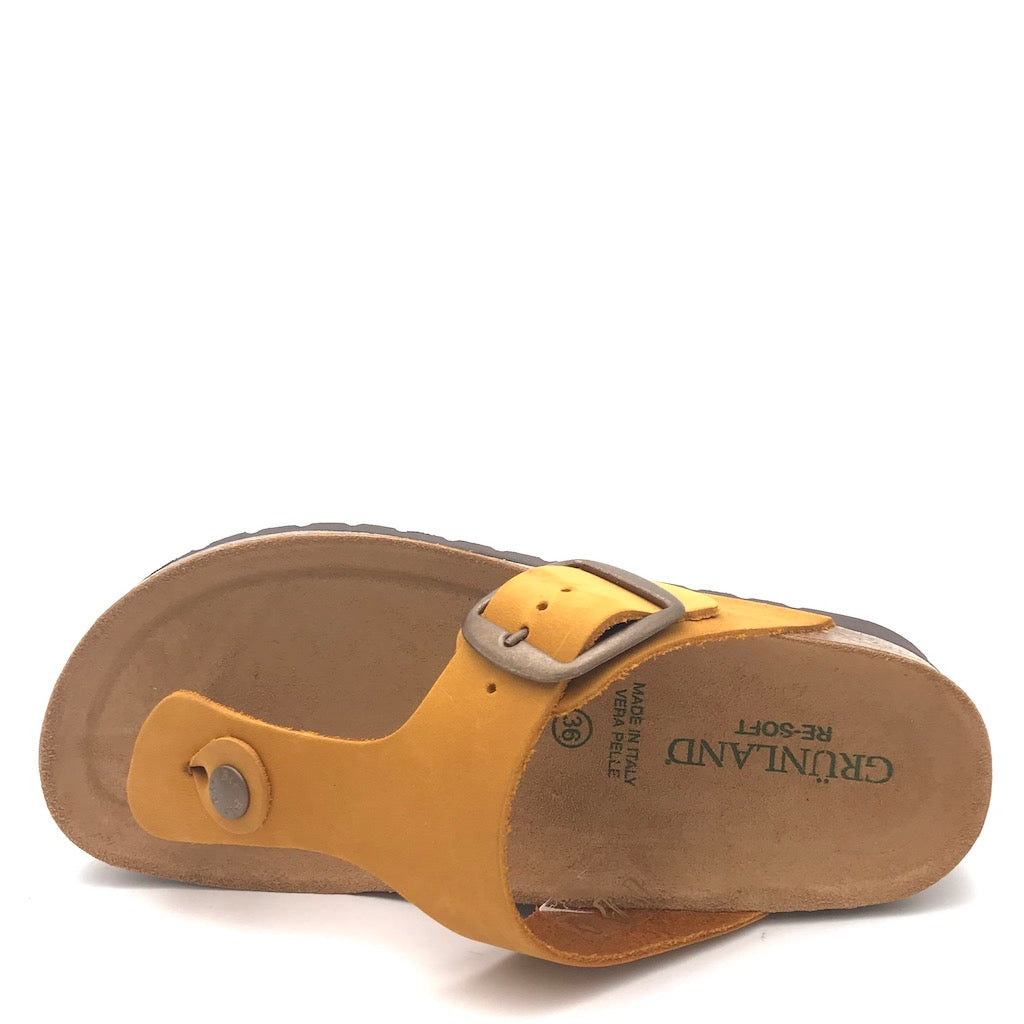 Zulian Calzature Ciabatta Hola infradito ocra Promozione Limitata