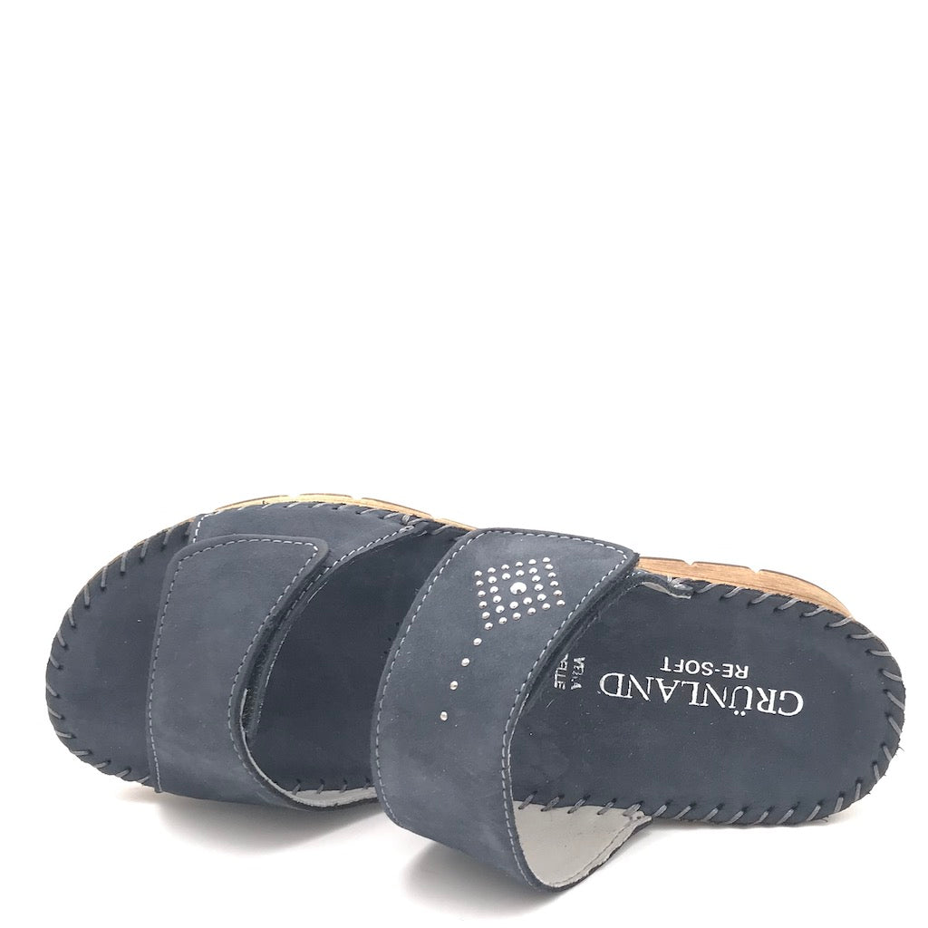 Zulian Calzature Ciabatta Palo blu Fino Al -60%