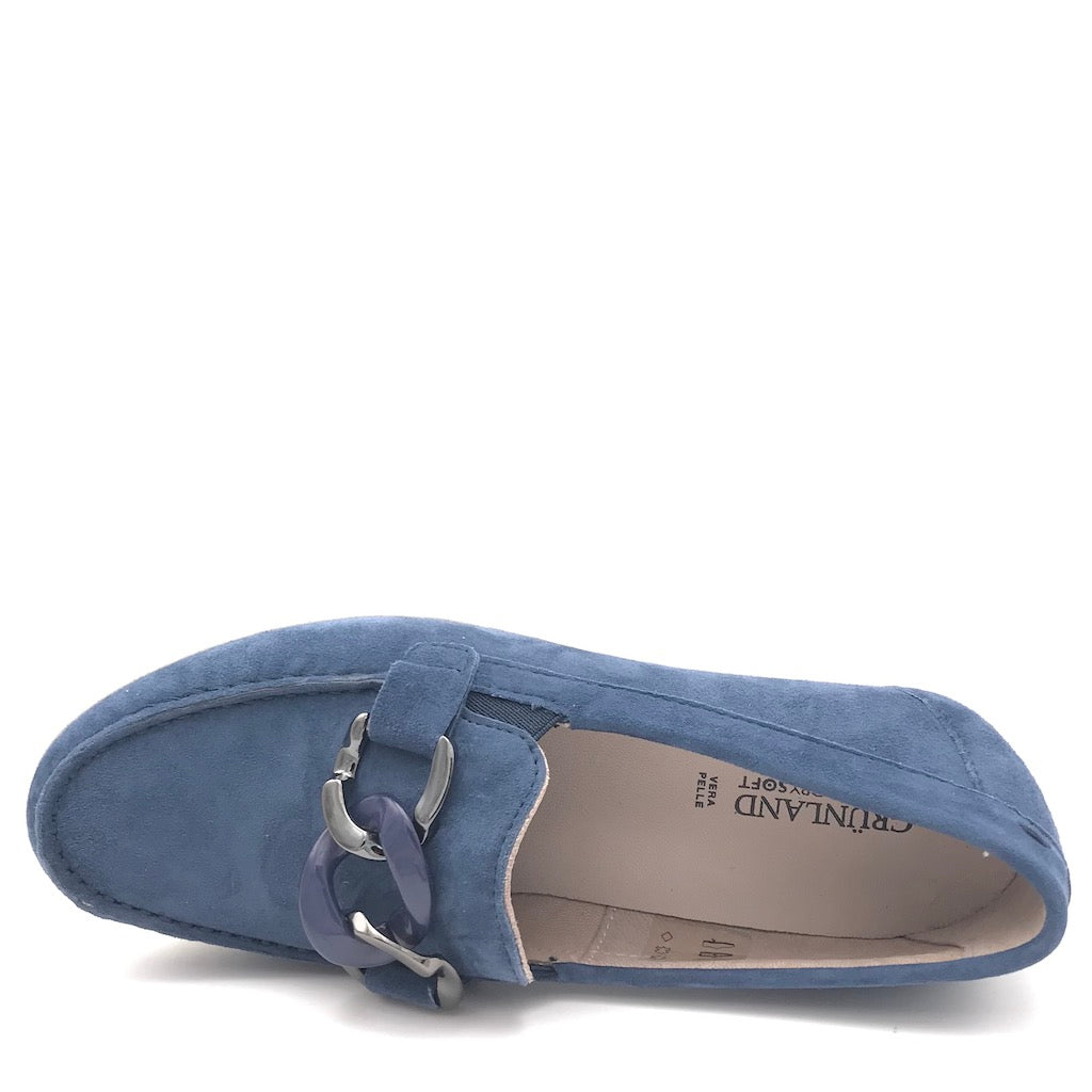 Zulian Calzature Mocassino Tafa blu Shopping Online