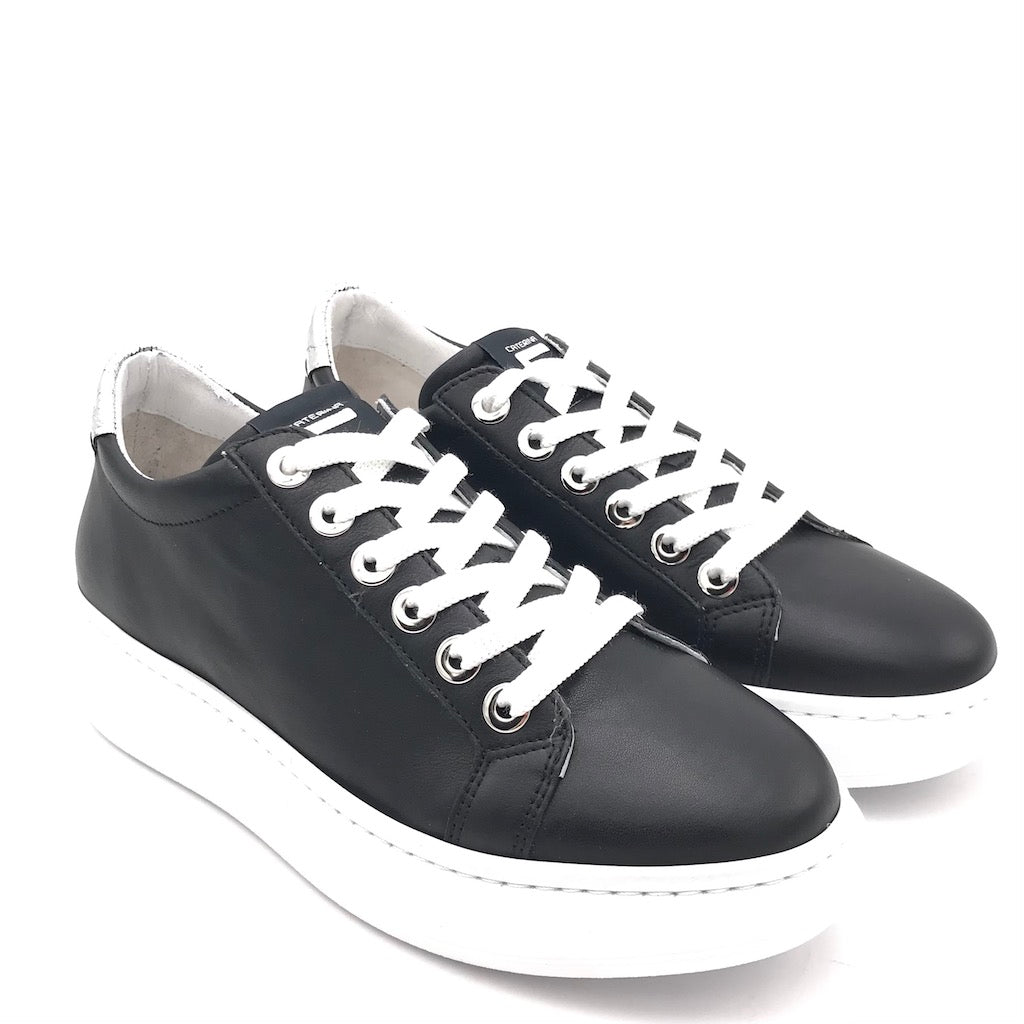 Zulian Calzature Sneakers Basic nera Prezzo Ridotto