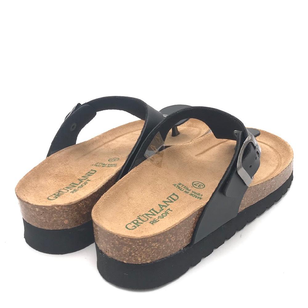 Zulian Calzature Ciabatta Hola infradito nero Presa