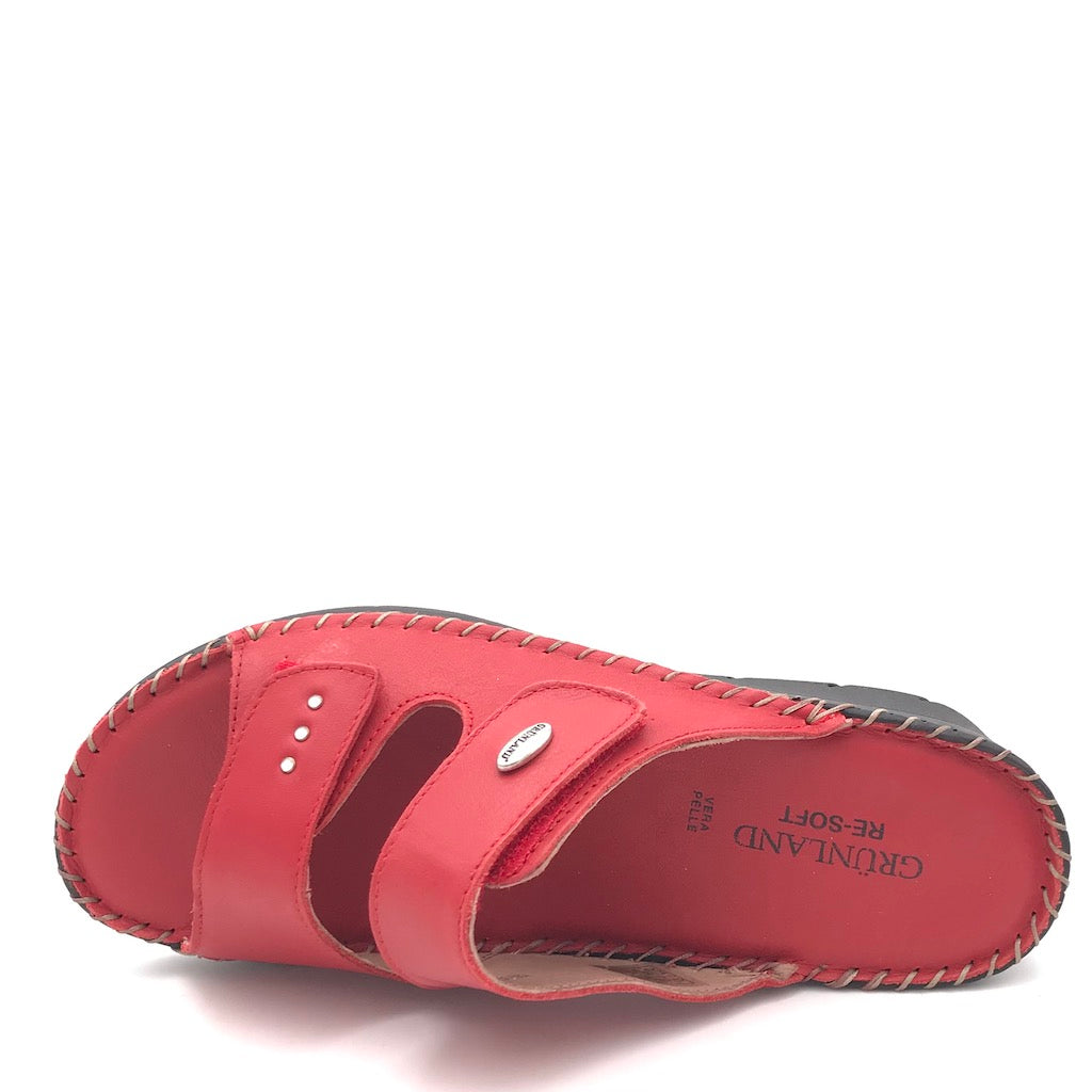 Zulian Calzature Ciabatta Bico rossa In Vendita
