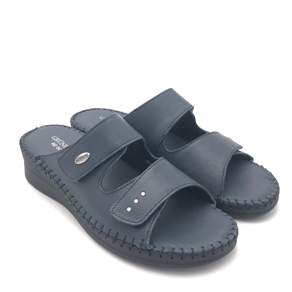 Zulian Calzature Ciabatta Baly blu Saldi