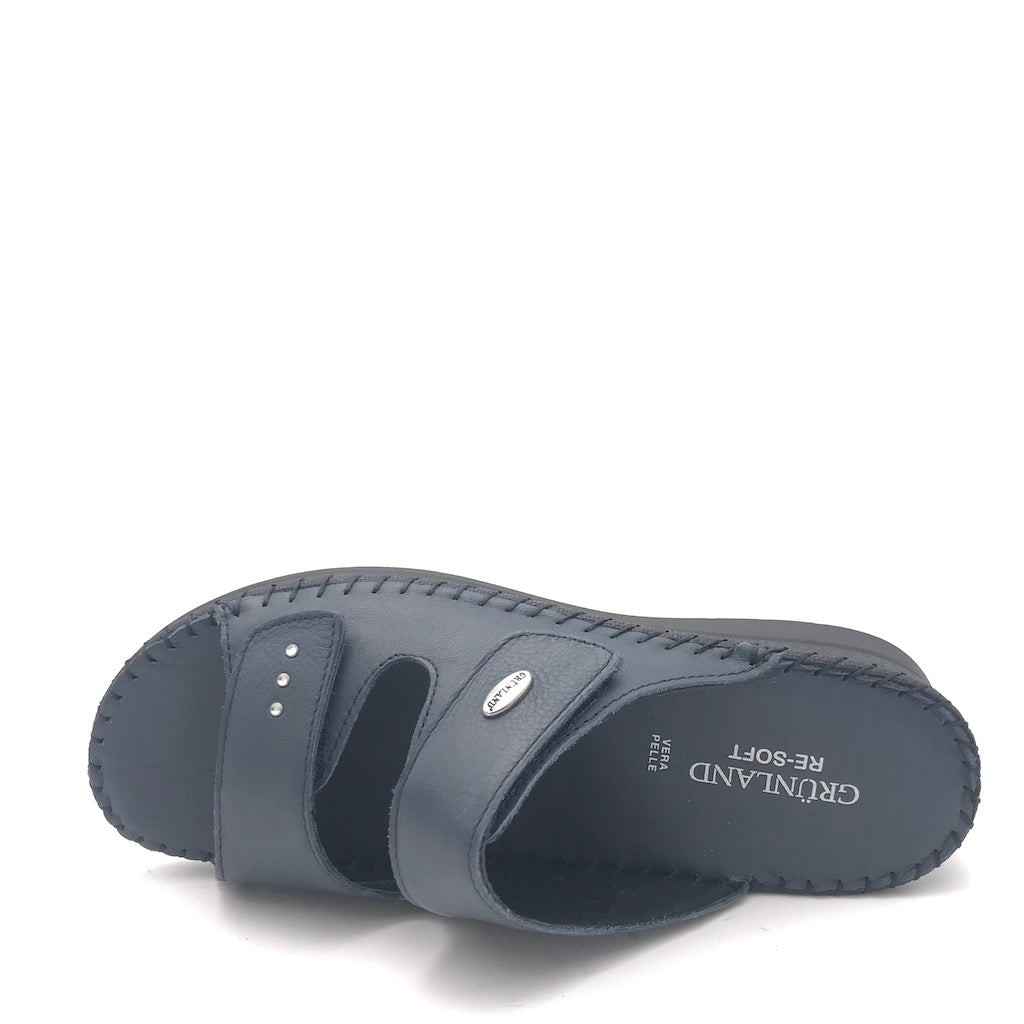 Zulian Calzature Ciabatta Baly blu Saldi