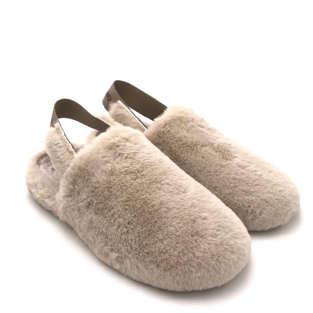 Zulian Calzature Ciabatta Glov beige Saldi Di Fabbrica