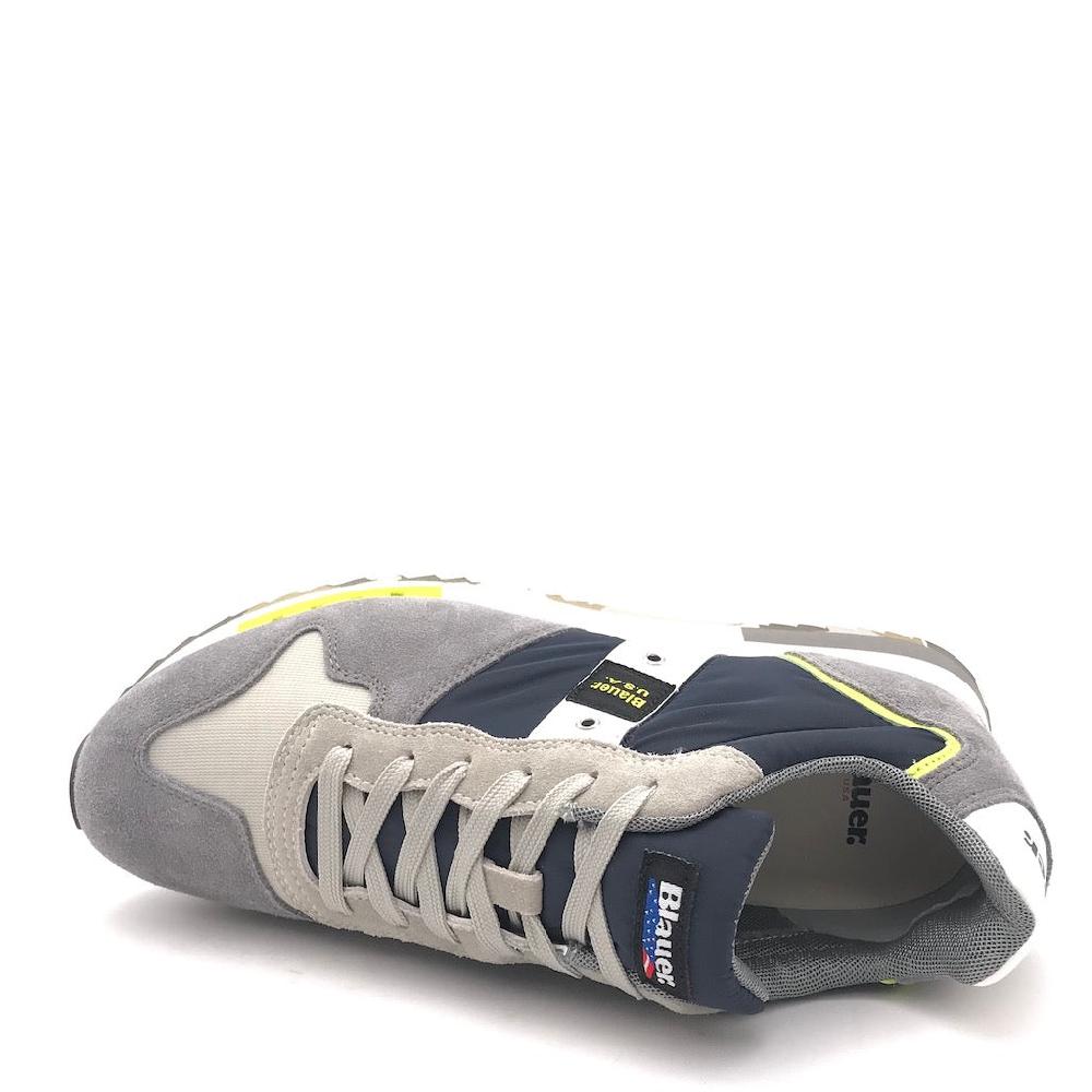 Zulian Calzature Sneakers Queens01 Dir navy-grey Vendita