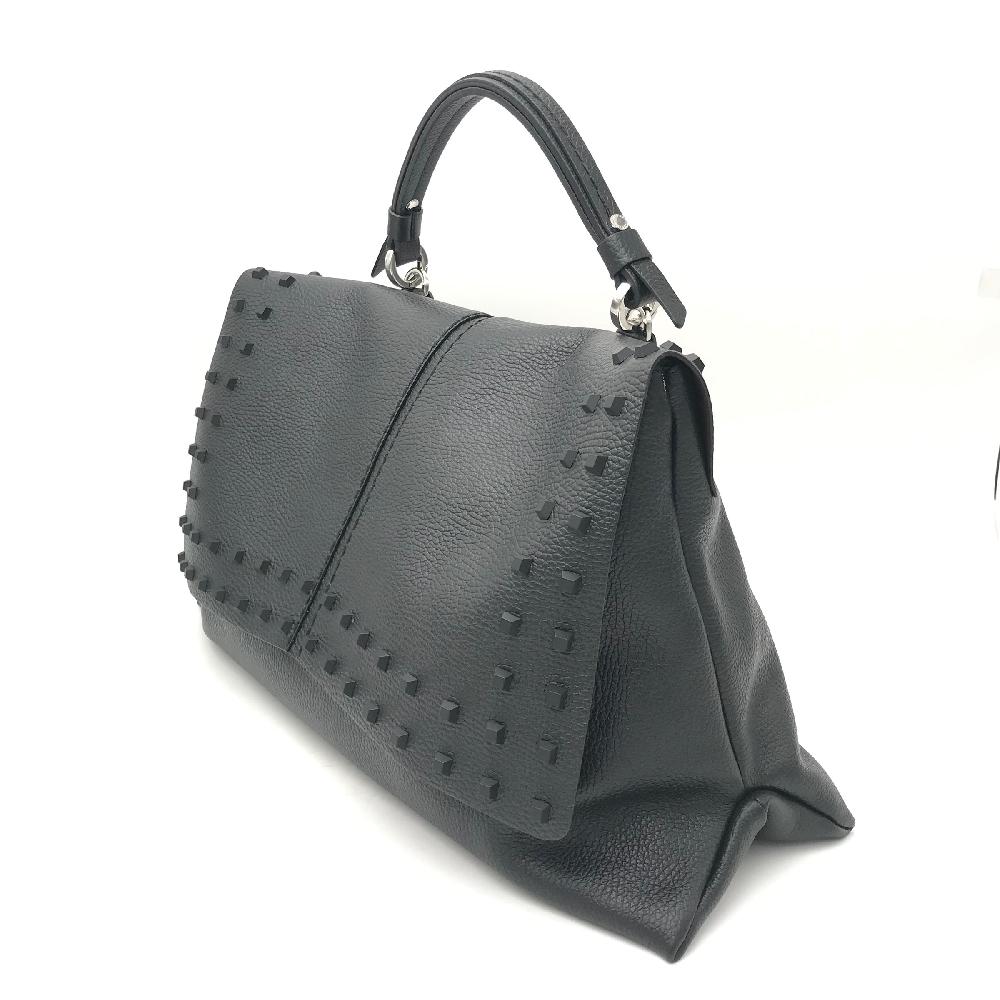 Zulian Calzature Borsa Kendal large nera borchie Vendite Flash