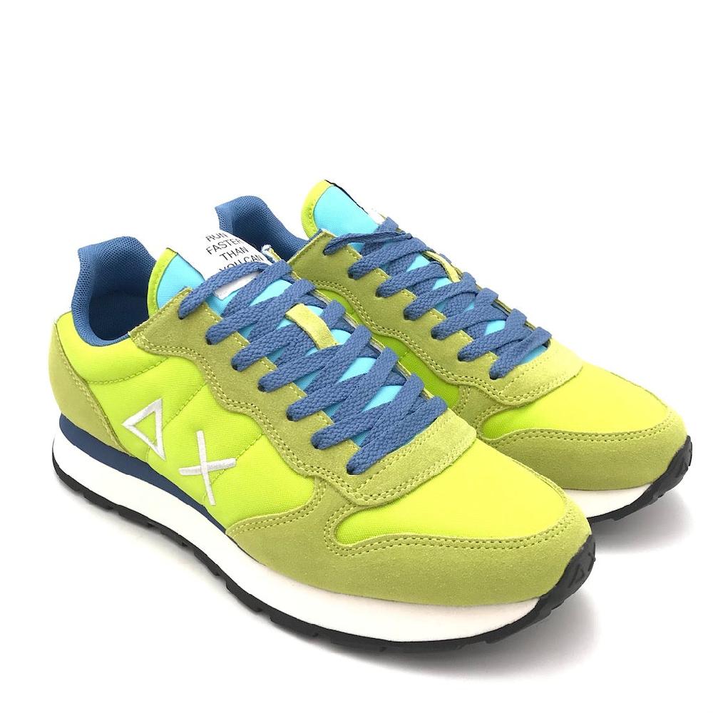 Zulian Calzature Sneakers Tom solid lime In Linea