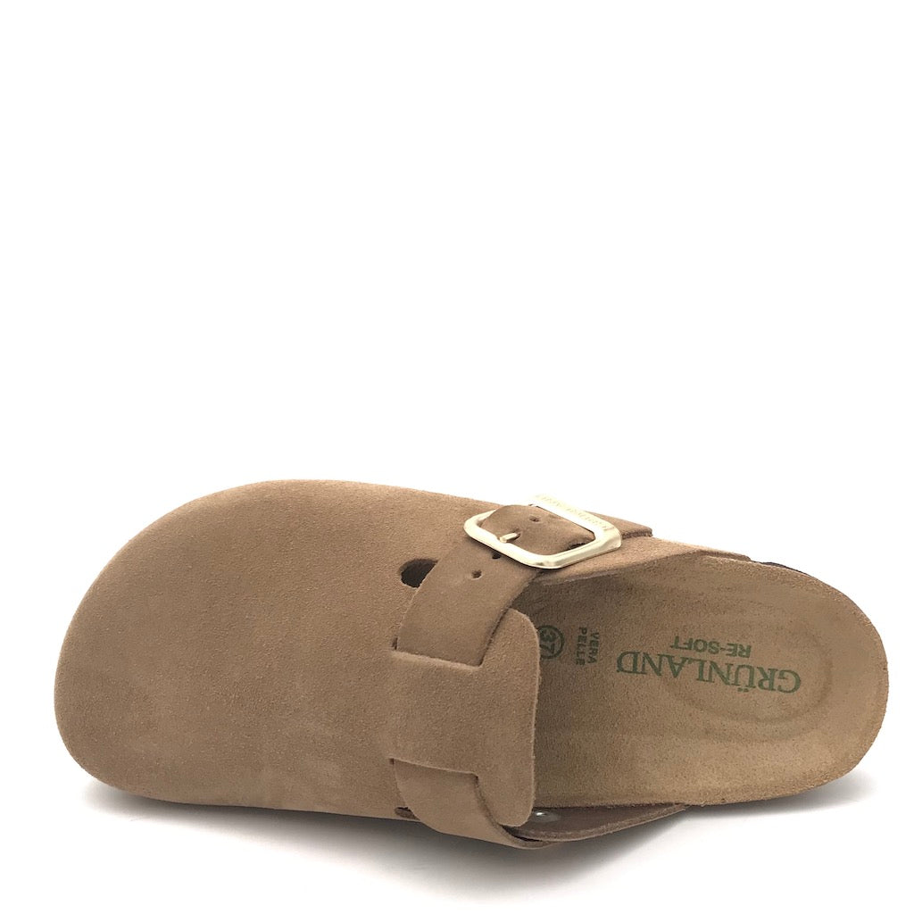 Zulian Calzature Ciabatta chiusa Sara tortora Negozi Online