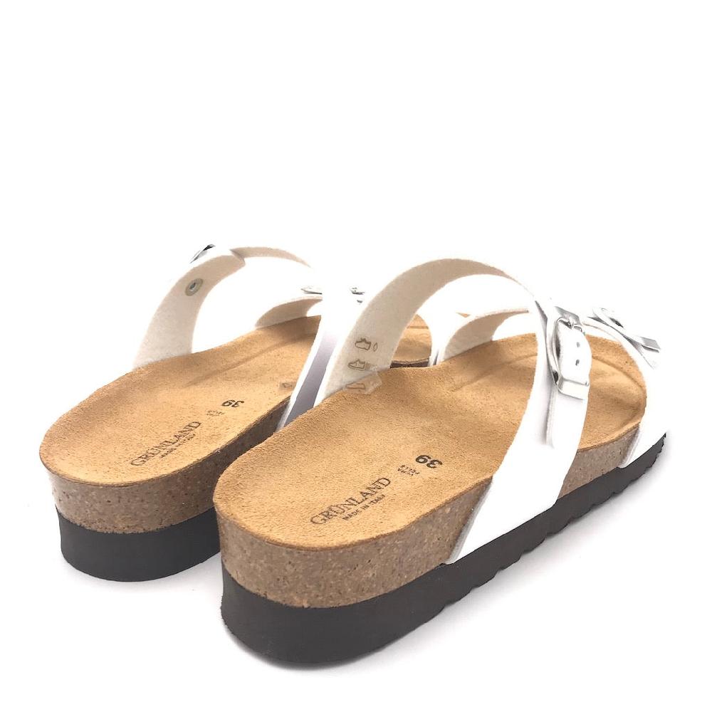 Zulian Calzature Ciabatta Hola doppia fibbia perla Shopping Online