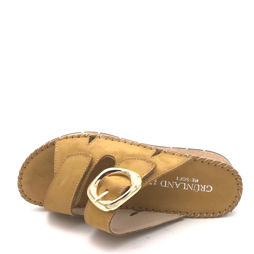 Zulian Calzature Ciabatta Palo ocra Presa