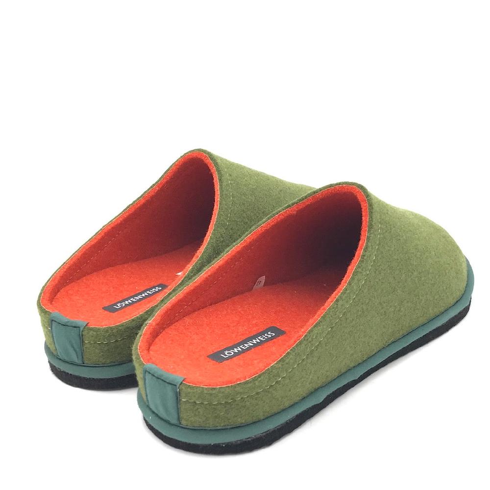 Zulian Calzature Ciabatta Easy bicolor muschio-arancione Vendita Economica