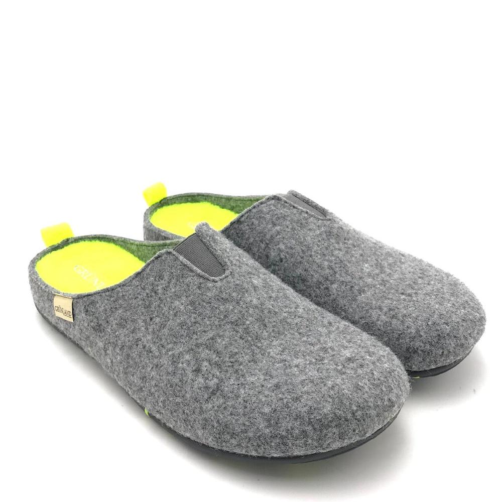 Zulian Calzature Ciabatta Ormi antracite-giallo Saldi Di Fabbrica