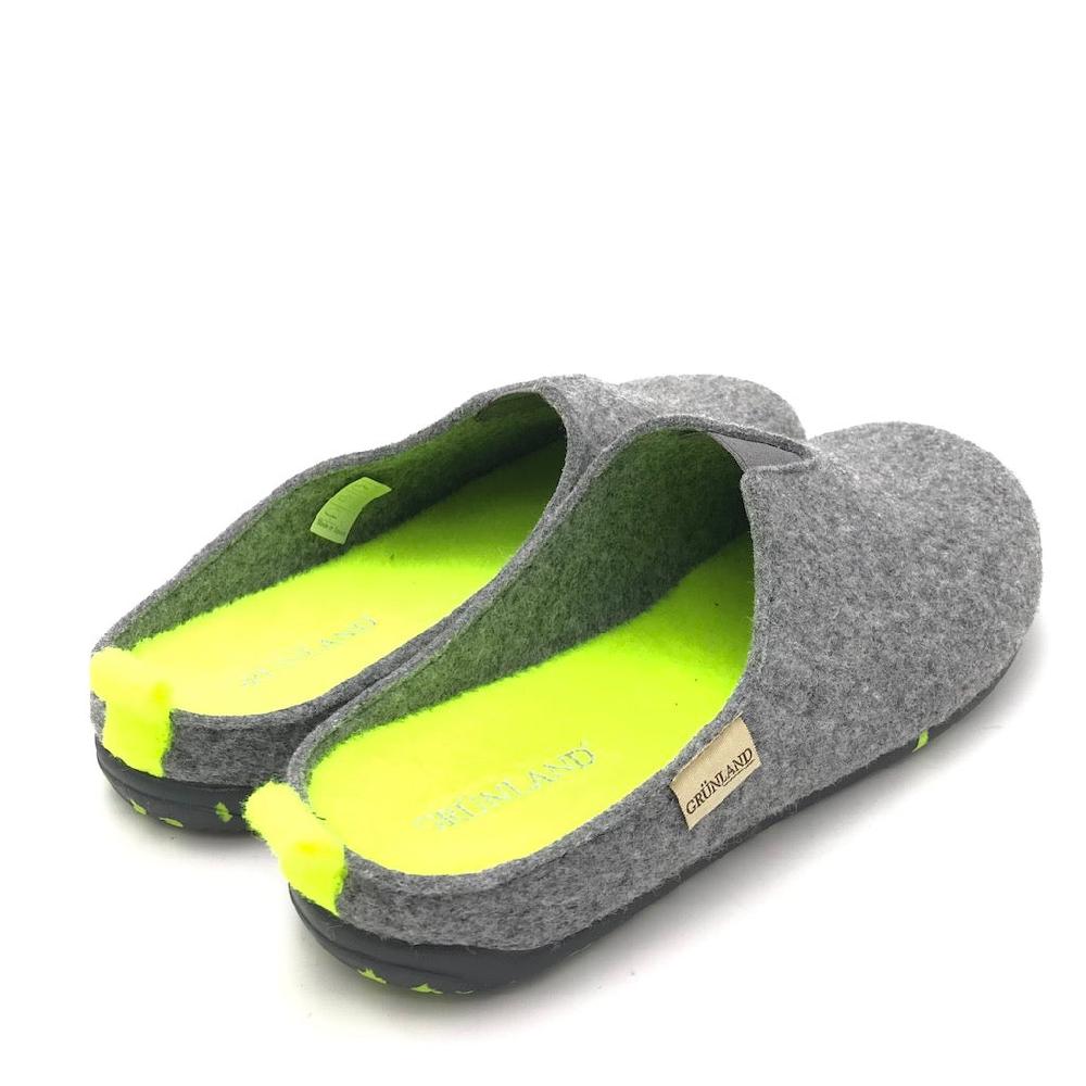 Zulian Calzature Ciabatta Ormi antracite-giallo Saldi Di Fabbrica