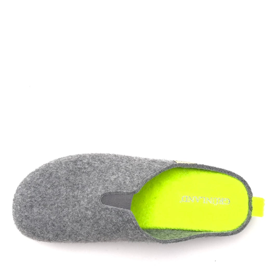Zulian Calzature Ciabatta Ormi antracite-giallo Saldi Di Fabbrica