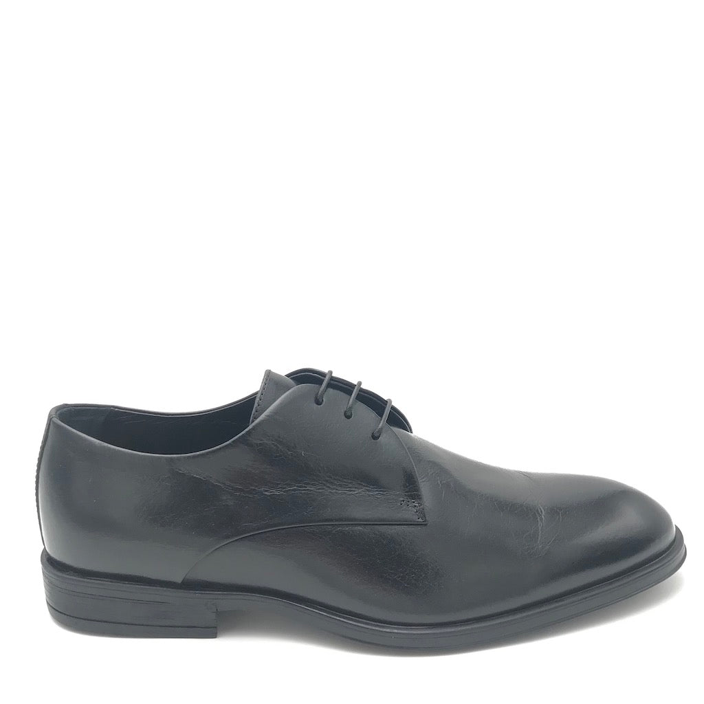Zulian Calzature Stringata derby semilucido nero Italy