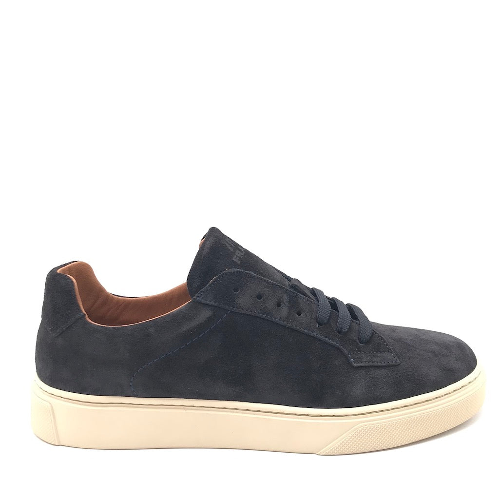 Zulian Calzature Sneakers in crosta blu Nuovo